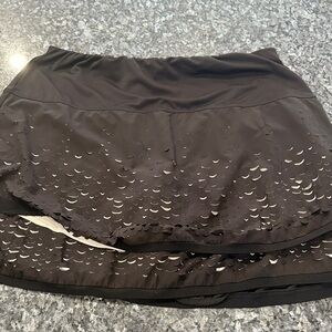 Black Women's Golf Skirt